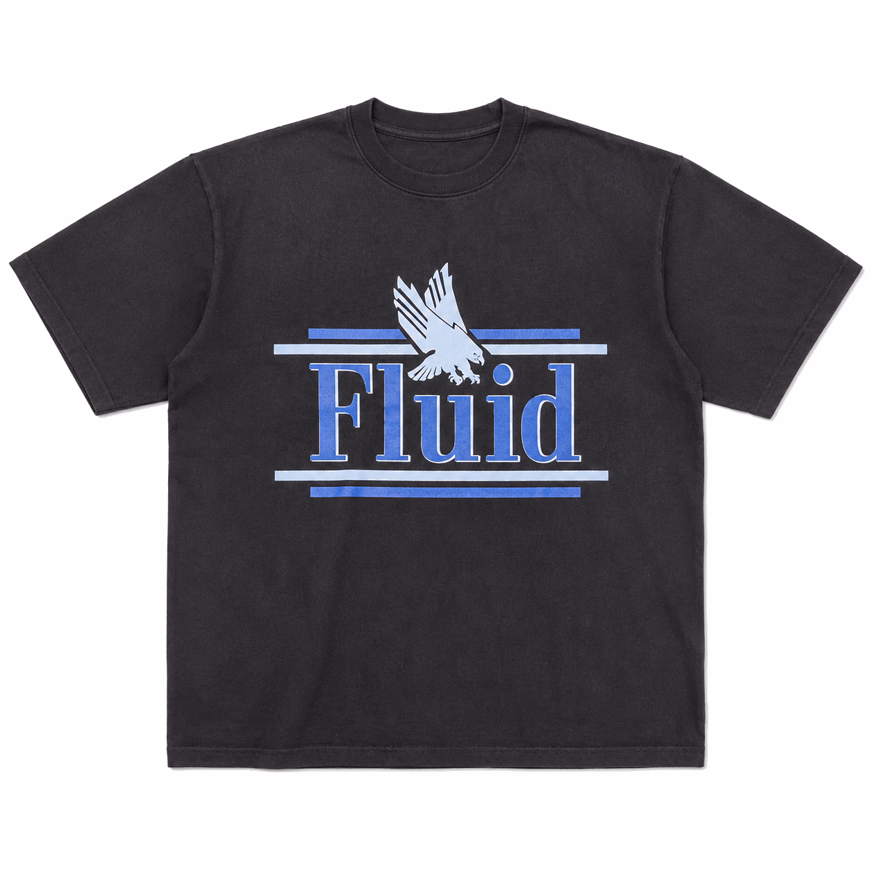Eagle Receipt Tee, Washed Black